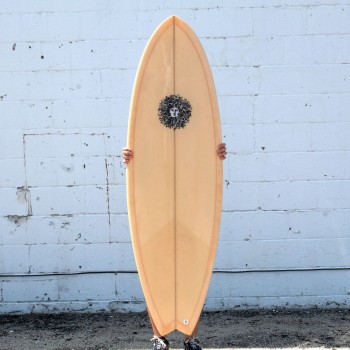 Kai Fish PU Series Surfboard in Peach Tint