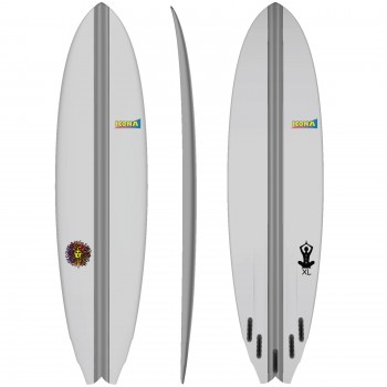 Zen XL EPS Carbon Series Surfboard in Clear/Carbon