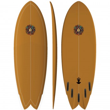 Zen PU Series Surfboard in Rootbeer-Prebook
