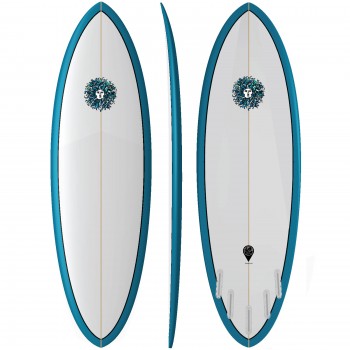 Traveler PU Series Surfboard in Dark Teal Futures-Prebook
