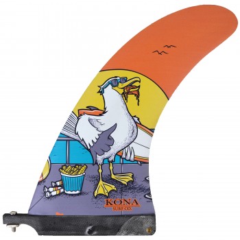 Classic Single Longboard Fins in Seagull