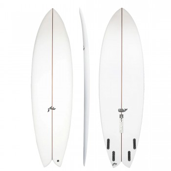 Rusty Surfboards Moby Fish Surfboard in White