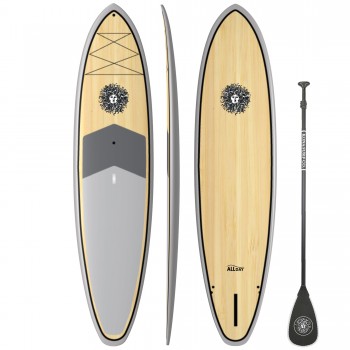 All Day SUP Standup Paddleboard Package in Bamboo/Grey/Bamboo