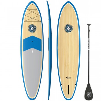 All Day SUP Standup Paddleboard Package in Bamboo/Royal/Bamboo