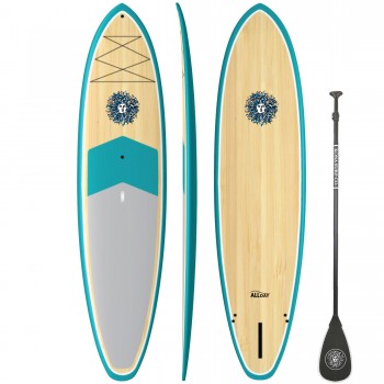 All Day SUP Standup Paddleboard Package in Bamboo/Teal/Bamboo