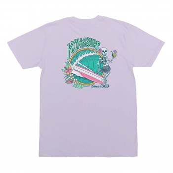 Hula Surfer Womens T-Shirt in Future Lavender