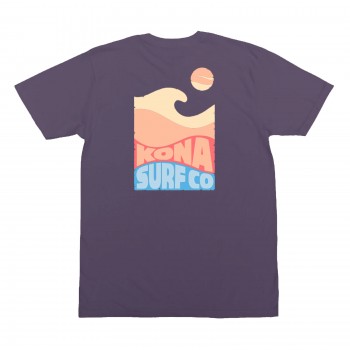 Sunny Side Womens T-Shirt in Grape Soda 