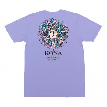 Oakley x Kona Collab Womens T-Shirt in New Lillac 