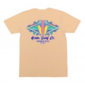 Tunnels Womens T-Shirt in Neon Cantaloupe