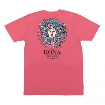 Original Sun Womens T-Shirt in Coral Craze/Cotton Candy