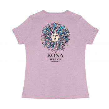 Original Sun Womens T-Shirt in Lilac Prism/Cotton Candy