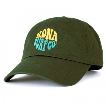 Heat Wave Womens Hat in Olive/Sunglow/Mint