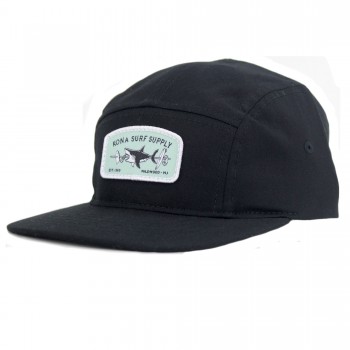 Shark-Kabob Boys Hat in Black/White/Blue