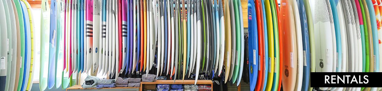 Surfboard and Stand-Up Paddleboarding (SUP) Rentals Banner